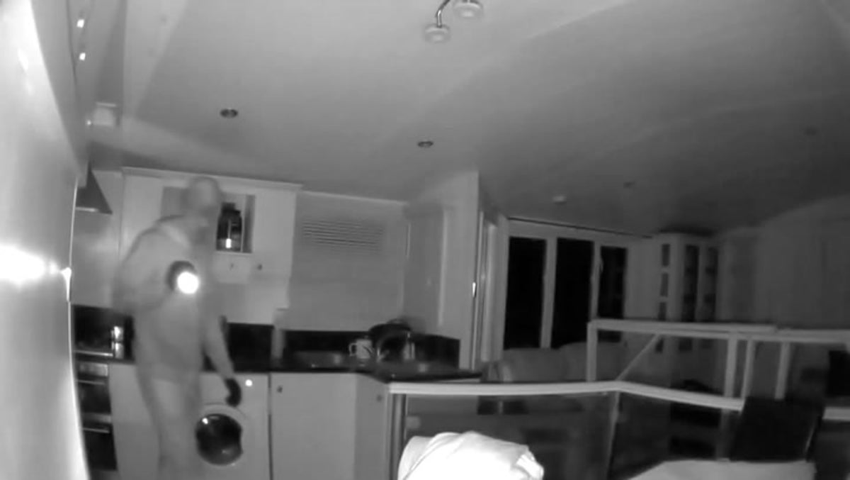 Masked burglars caught breaking into mobile home before stealing century-old machete