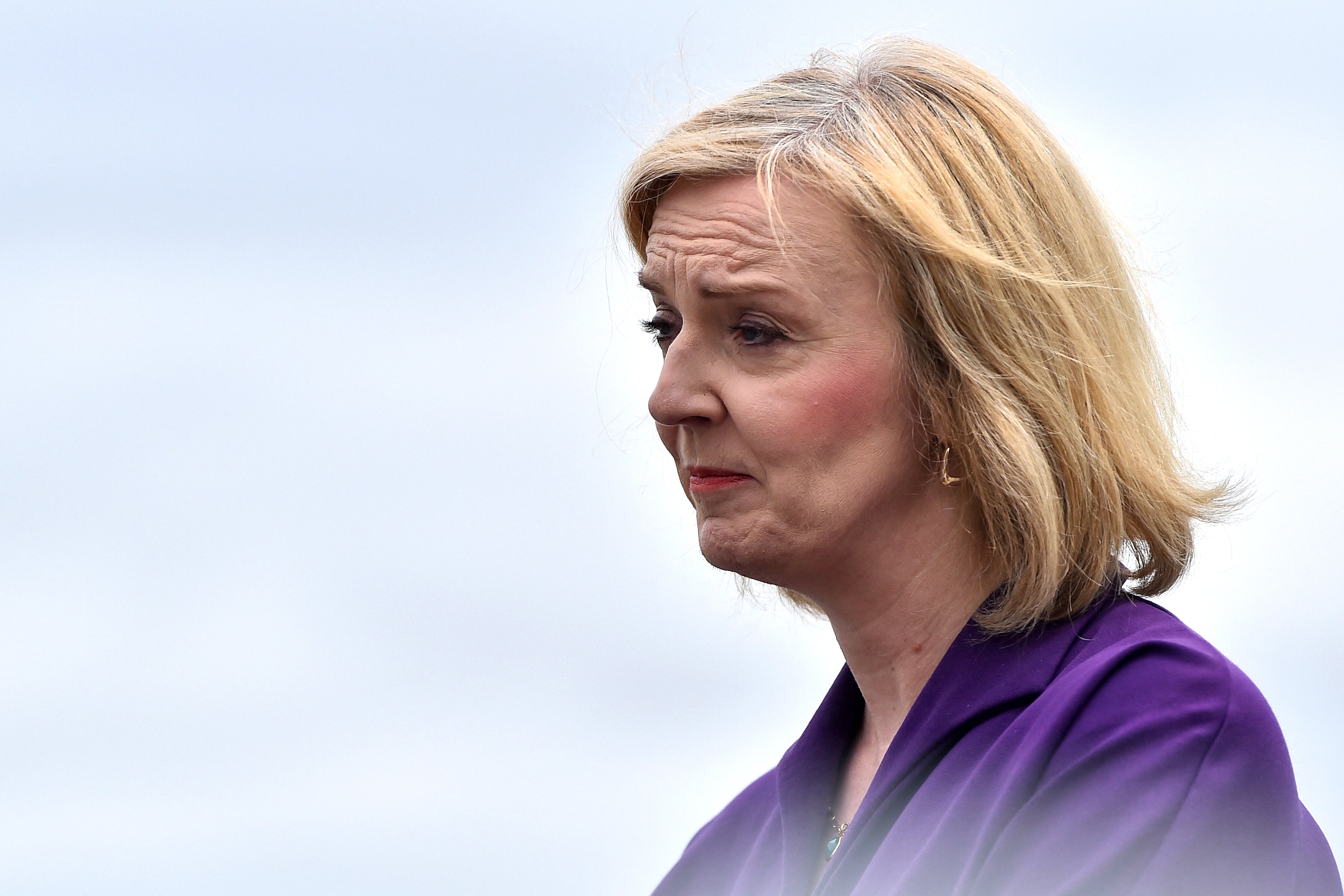 Liz Truss is leading polls to to be the next UK prime minister (Clodagh Kilcoyne/PA)