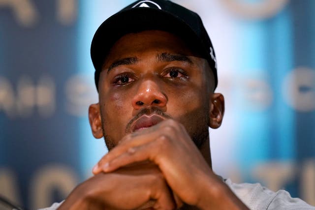 <p>Anthony Joshua has admitted he let himself down (Nick Potts/PA)</p>