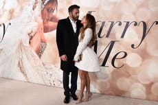 Lopez and Affleck celebrate marriage with friends, family