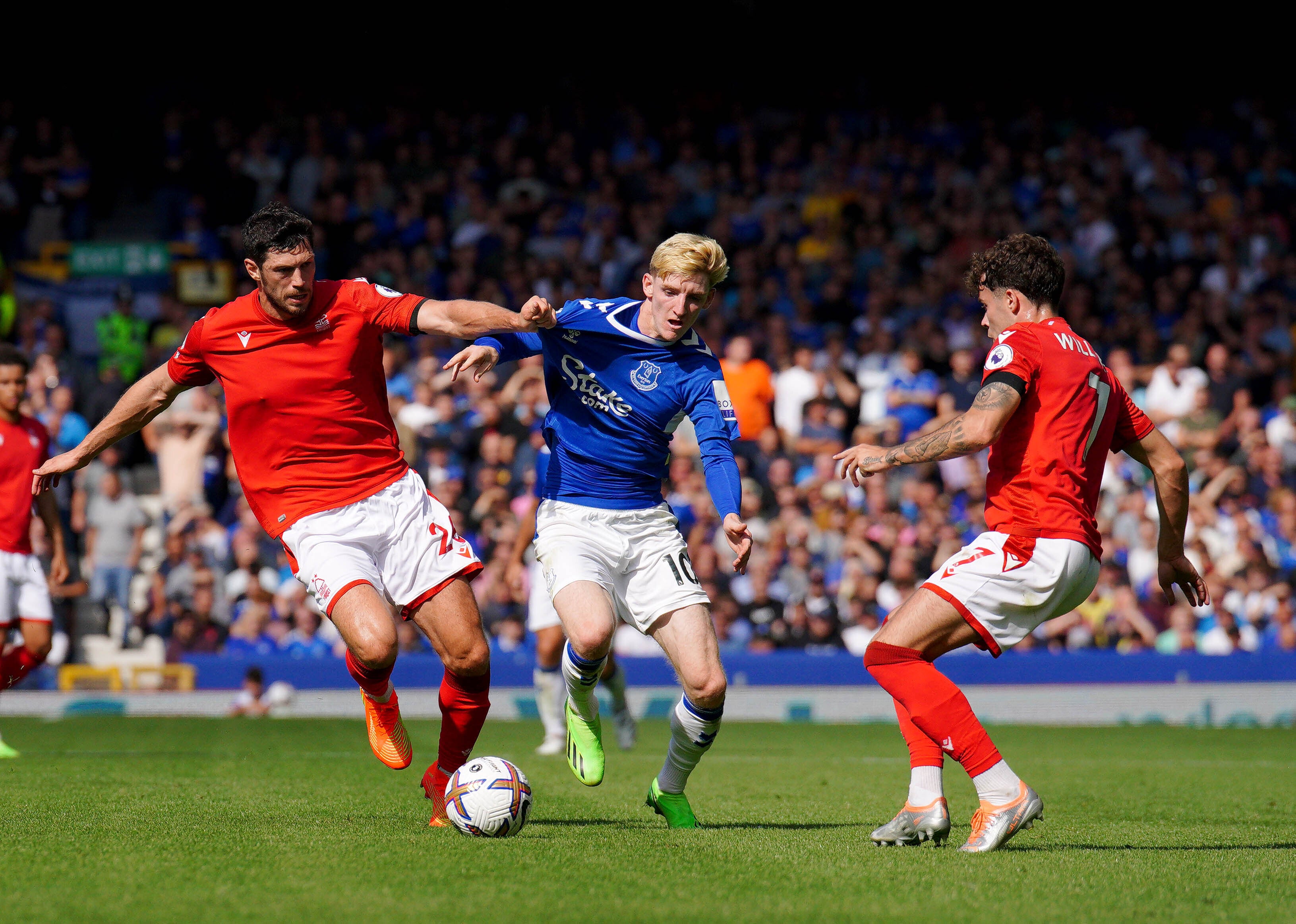 Gordon had chances but was unable to get on the scoresheet against Nottingham Forest (Peter Byrne/PA)