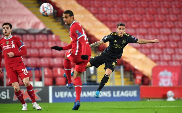 The Telegraph reports Manchester United are pushing on with talks over both Antony and Cody Gakpo despite restrictions on finances that the club will have to choose between them (Paul Ellis/PA)