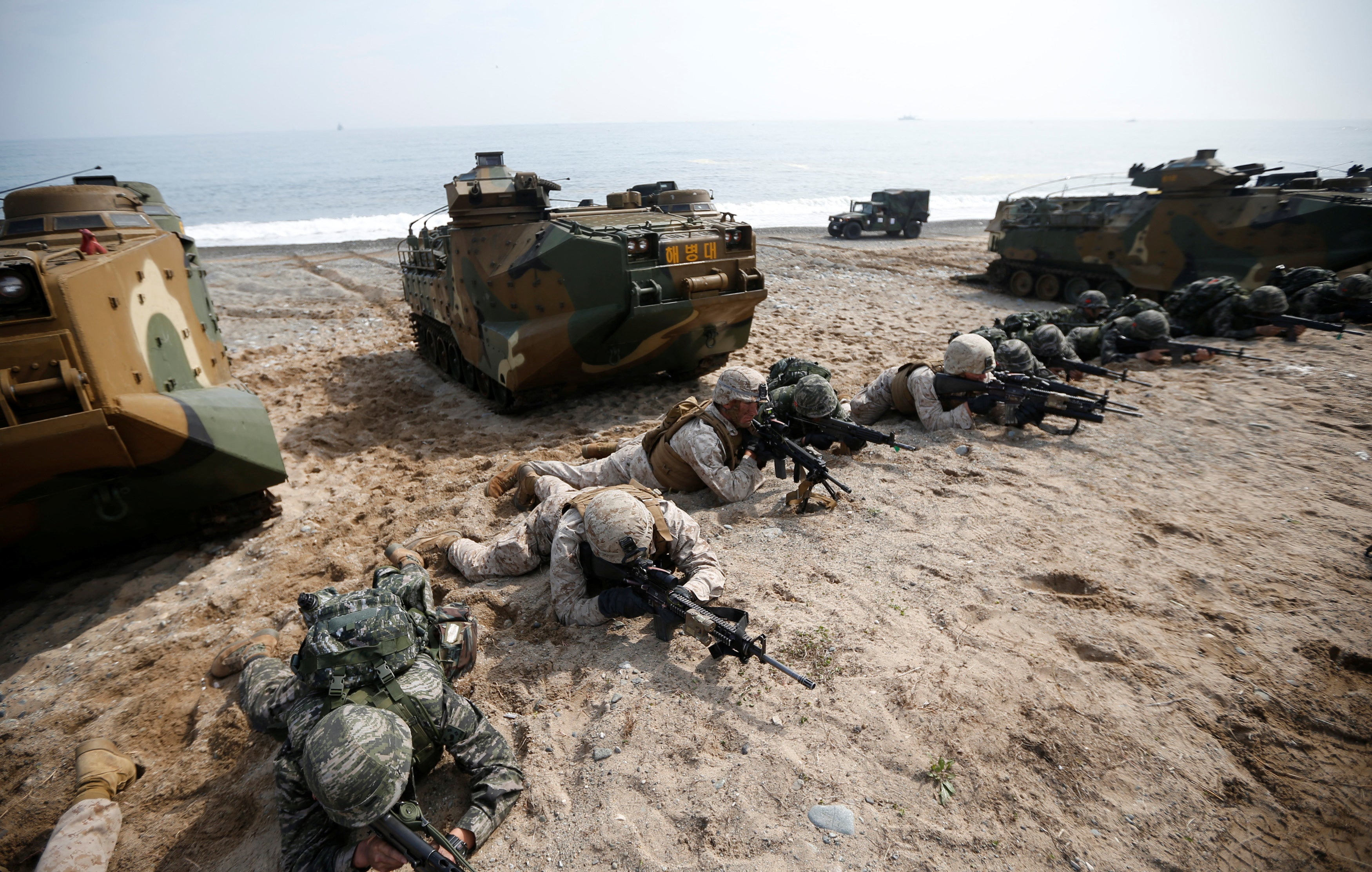 US And South Korea Begin Biggest Joint Military Drills…