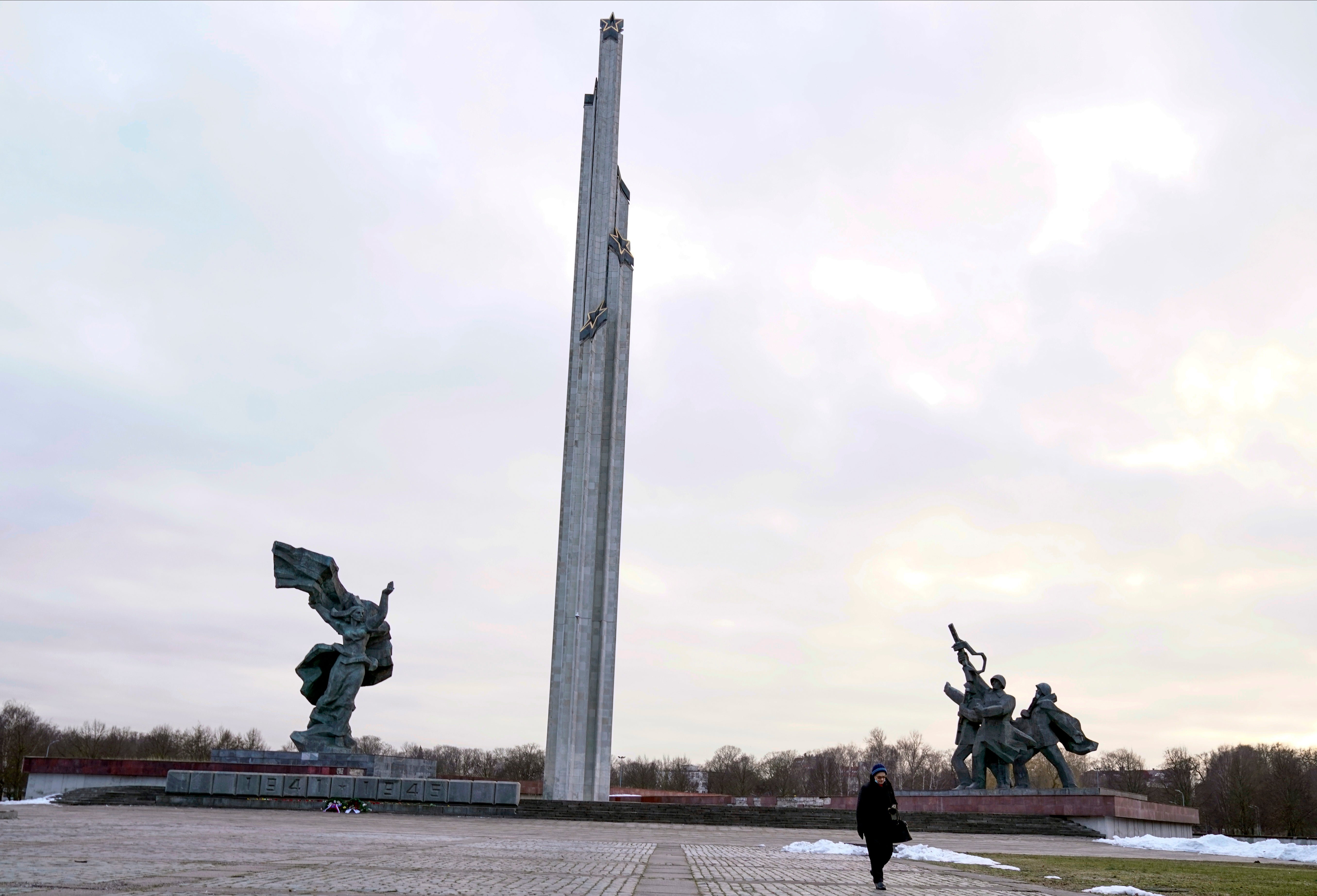 Latvia Soviet Monument