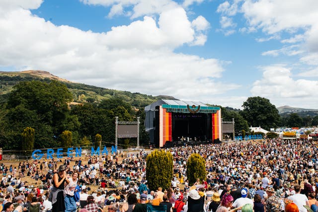 <p>The Mountain Stage at Green Man</p>