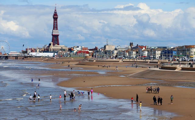 <p>Blackpool Council leader Lynn Williams called the situation ‘appalling’ as the town prepares for the height of its tourist season (Peter Byrne/PA)</p>