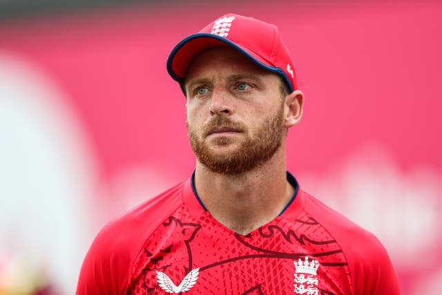 Jos Buttler has suffered a calf injury (Kieran Cleeves/PA)