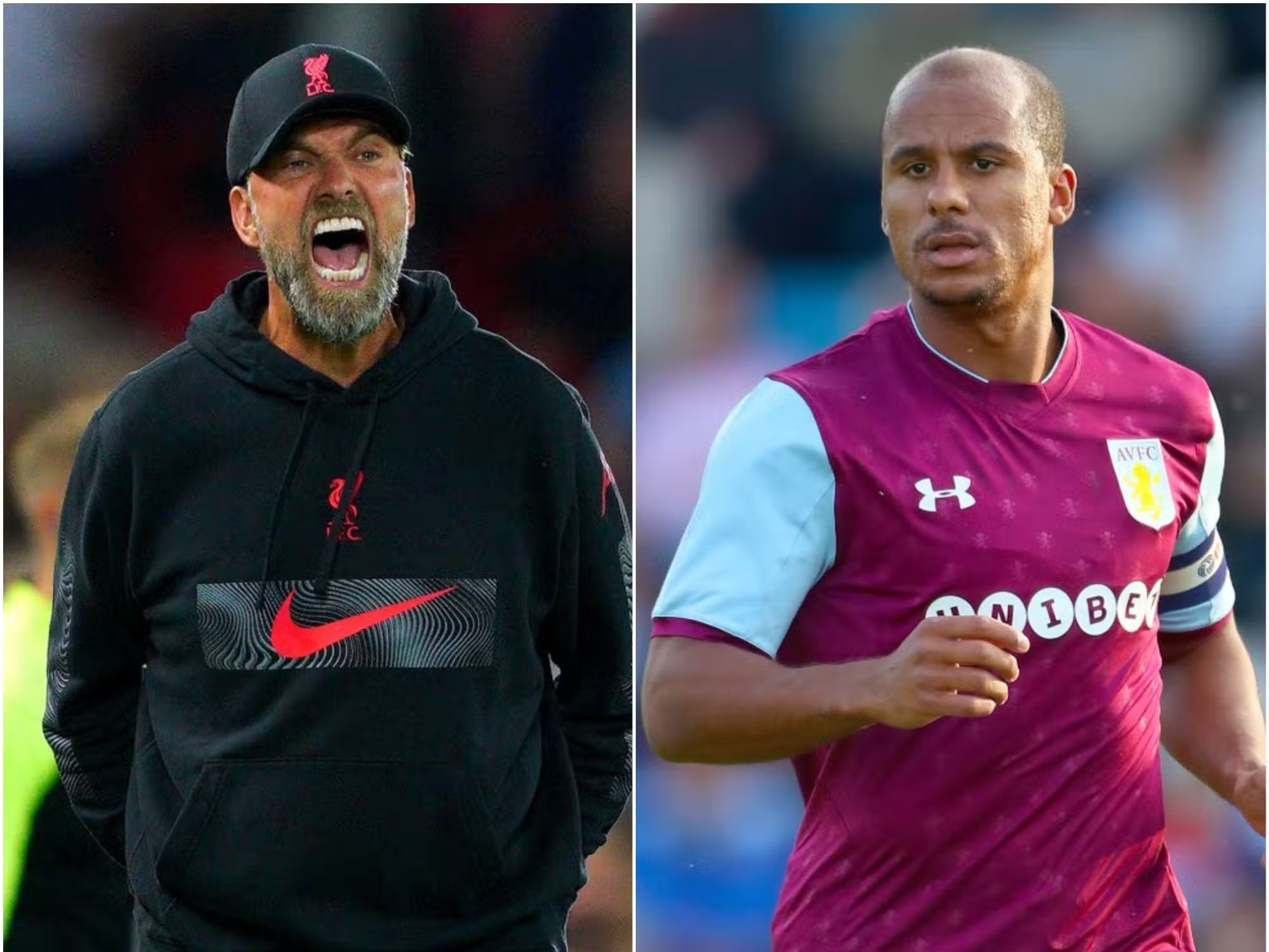 Jurgen Klopp and Gabriel Agbonlahor have entered an unlikely war of words