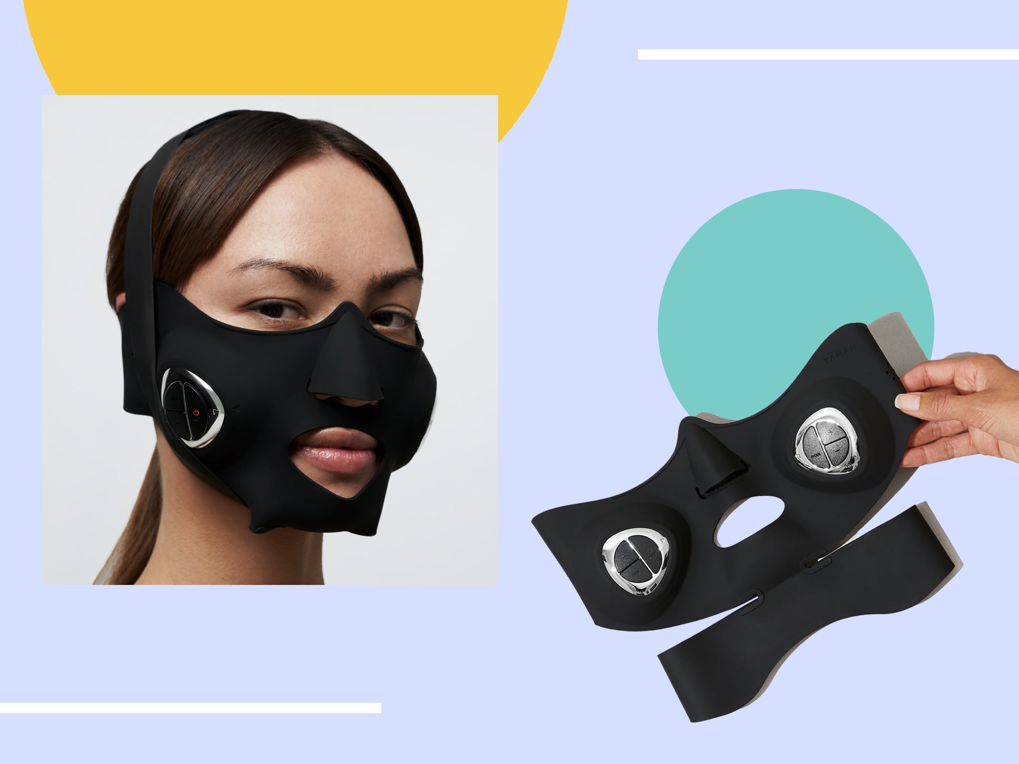 Our reviewer trialled the FaceGym medi lift mask every day for a week, using different modes and intensity levels