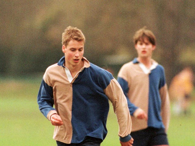 <p>Prince William during his time at Eton College</p>