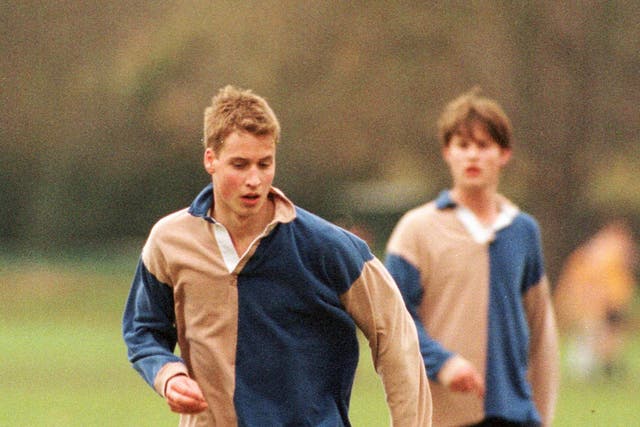 <p>Prince William during his time at Eton College</p>