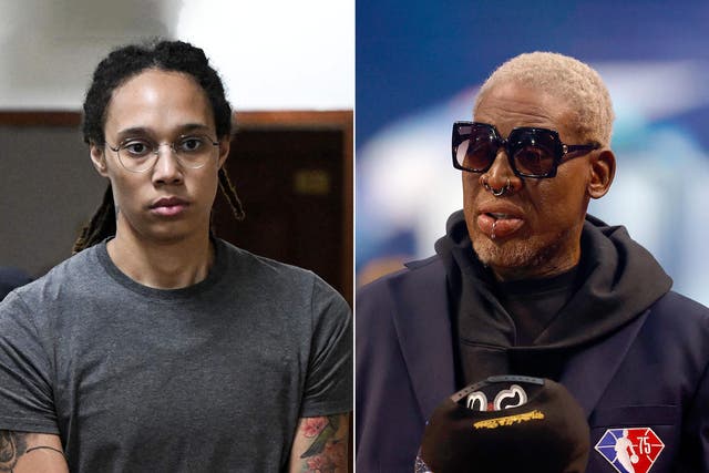 <p>Dennis Rodman will not be going to Russia to try to free Brittney Griner</p>