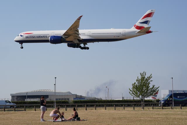 Thousands of British Airways flights have been cancelled in the coming months (Jonathan Brady/PA)