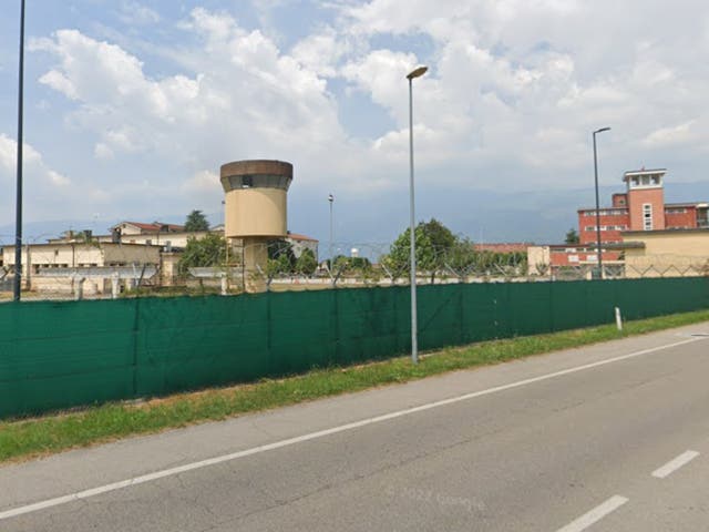 <p>Aviano Air Force Base in northern Italy, where an unnamed 20-year-old US soldier who fatally struck a 15-year-old boy in a traffic accident is being held</p>