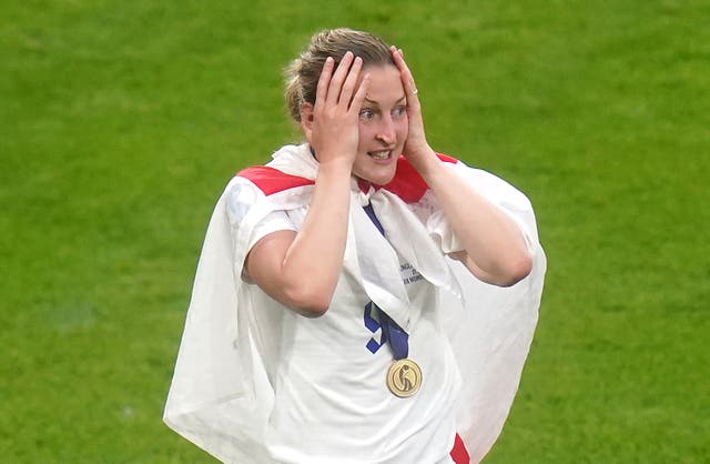 Ellen White has retired after helping England to Euro 2022 glory. (Adam Davy/PA)