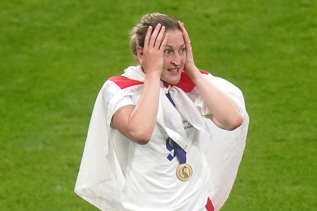 Ellen White has retired after helping England to Euro 2022 glory. (Adam Davy/PA)