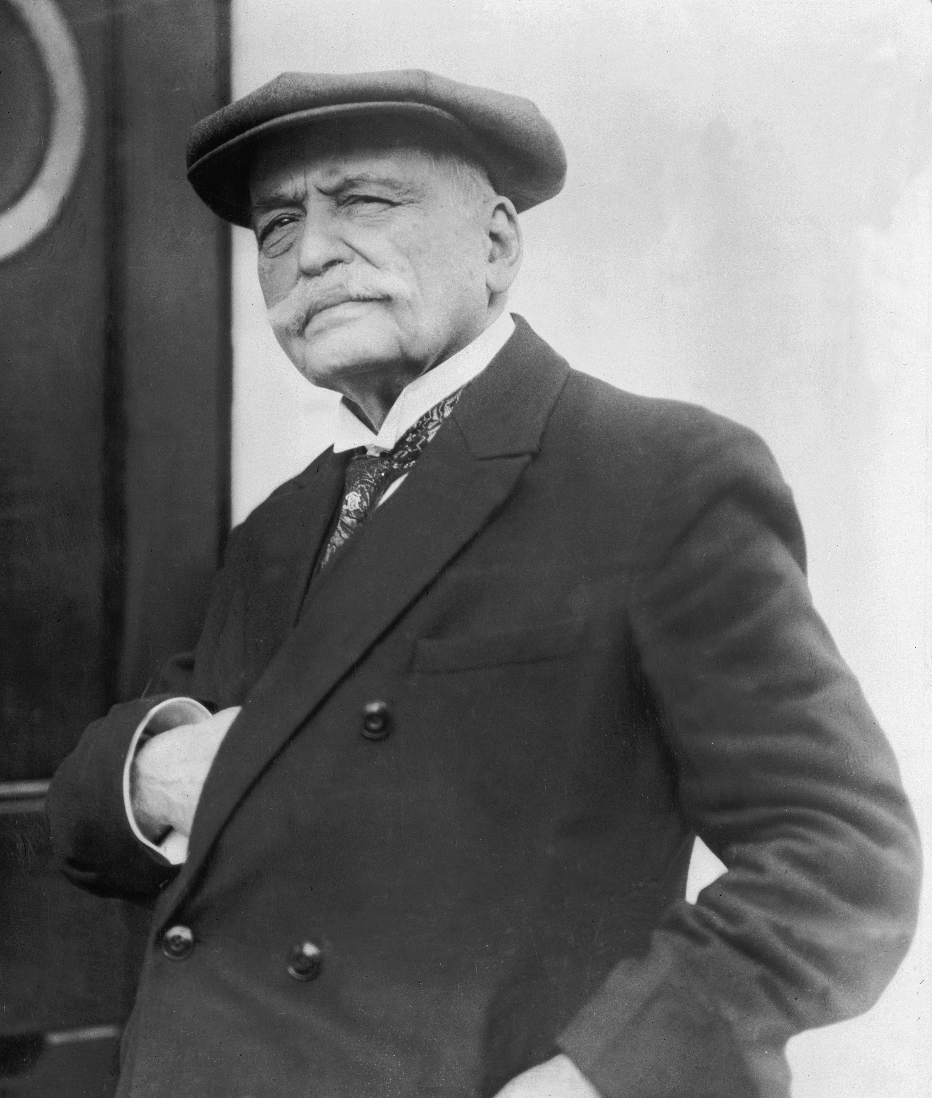 Chef Auguste Escoffier, who invented the French kitchen brigade, pictured circa 1915