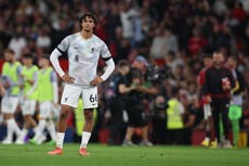 Liverpool’s defensive frailties exposed by Manchester United as stuttering start becomes a sorry one