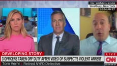 CNN anchors shocked as former NYPD detective defends Arkansas officers involved in suspect assault 