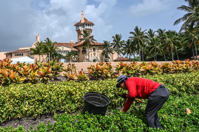 <p>Mar-a-Lago, where Trump brought documents after his loss to Biden in 2020 </p>