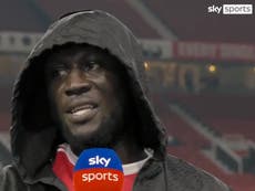 ‘I’m a bit flustered right now’: Stormzy takes on football pundit role at Old Trafford