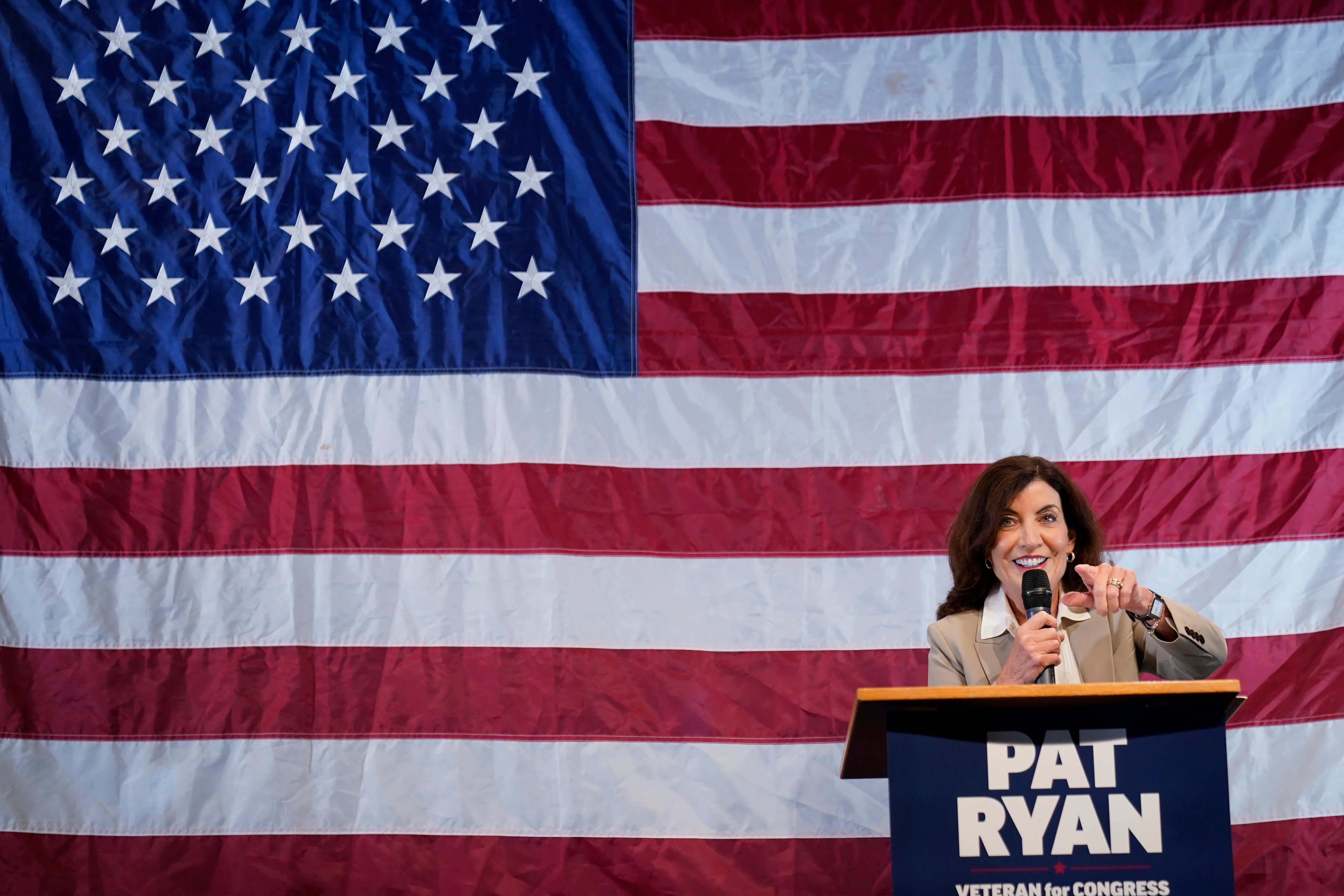 NY Governor Kathy Hochul introduces Pat Ryan