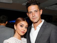 Sarah Hyland wore two Vera Wang dresses for her wedding to Wells Adams