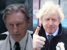 Adrian Dunbar addresses Line of Duty fan theory about Boris Johnson