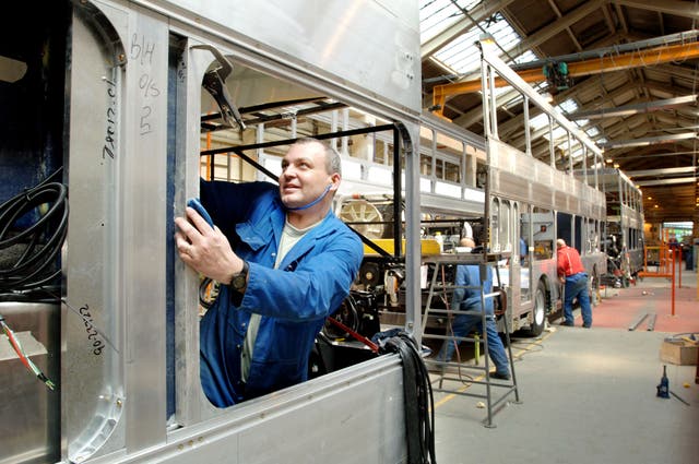 The UK private sector saw activity near stagnation after factory output declined in August (Alamy/PA)