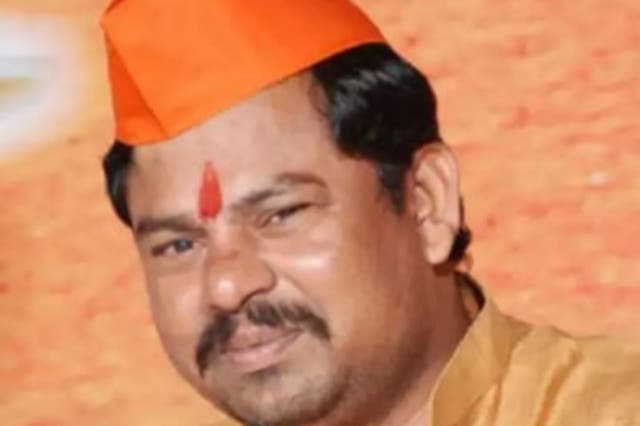 <p>BJP MLA T Raja Singh was suspended from the party shortly after his arrest</p>