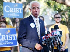 Who is Charlie Crist, the former Florida Republican set to challenge Ron DeSantis?