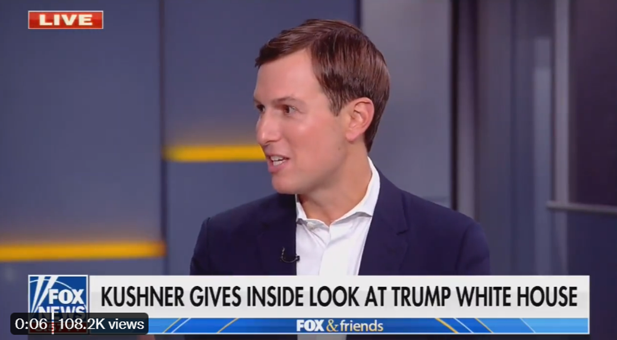 Jared Kushner mistakenly says ‘before I came into office’ during Fox News interview