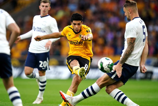 Raul Jimenez (pictured) earned praise from Wolves boss Bruno Lage (David Davies/PA)