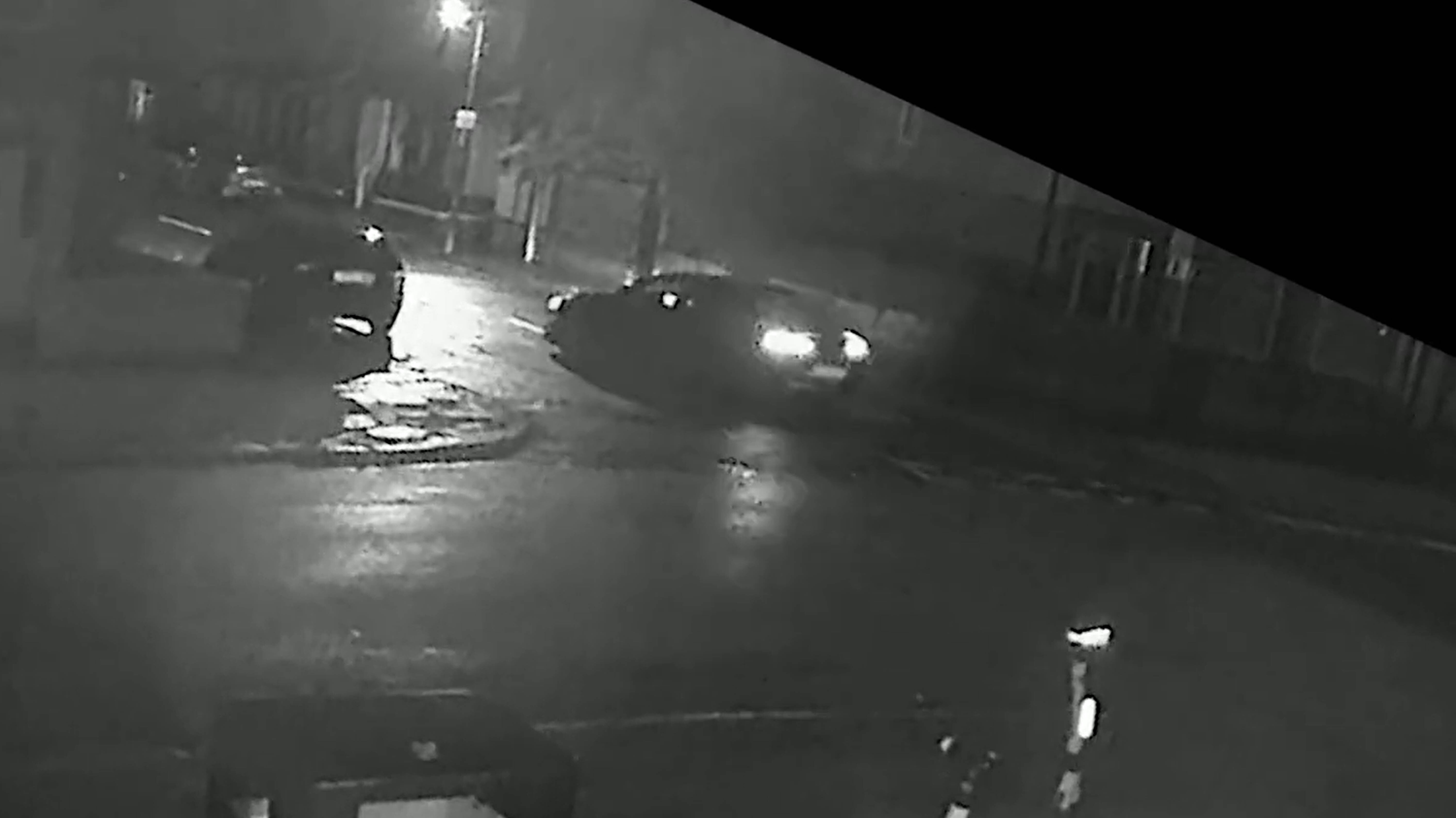 Grab taken from CCTV issued by Merseyside Police of a car being driven in the area of Old Swan, Liverpool. Detectives investigating the fatal shooting of 28-year-old Ashley Dale in Old Swan have released CCTV footage of a car being driven in the area (Merseyside Police/PA)