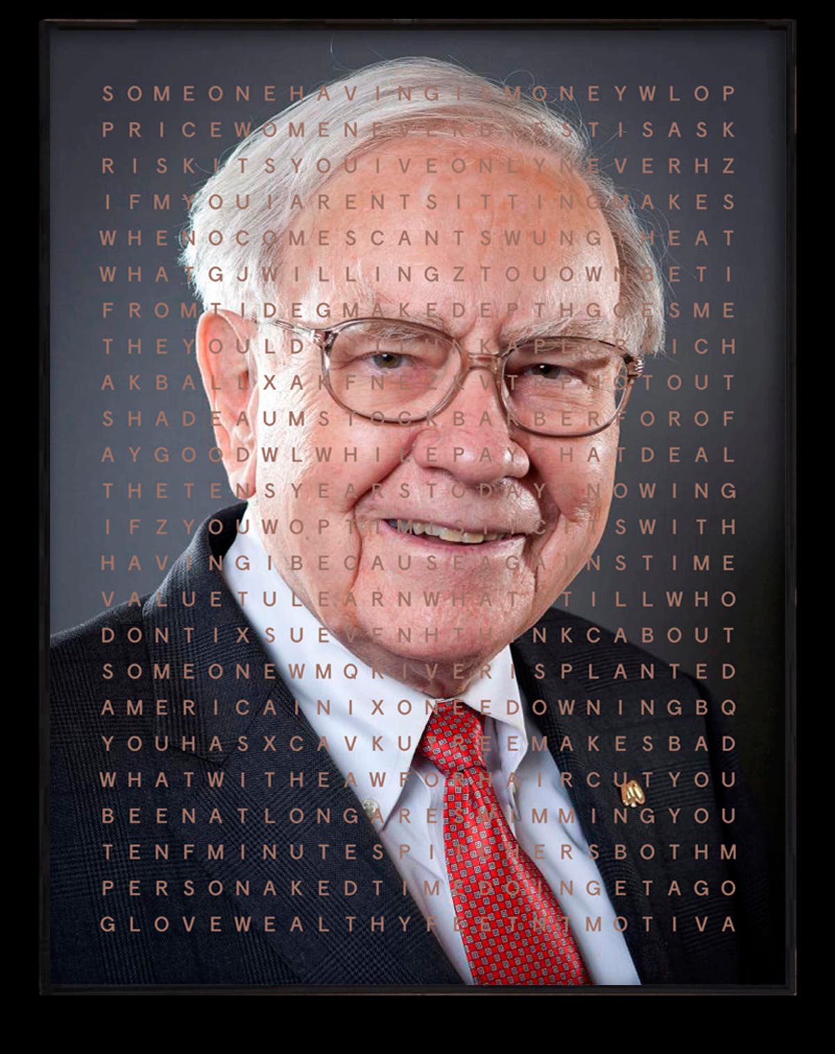 Bids for signed Warren Buffett portrait already top 30,000 The