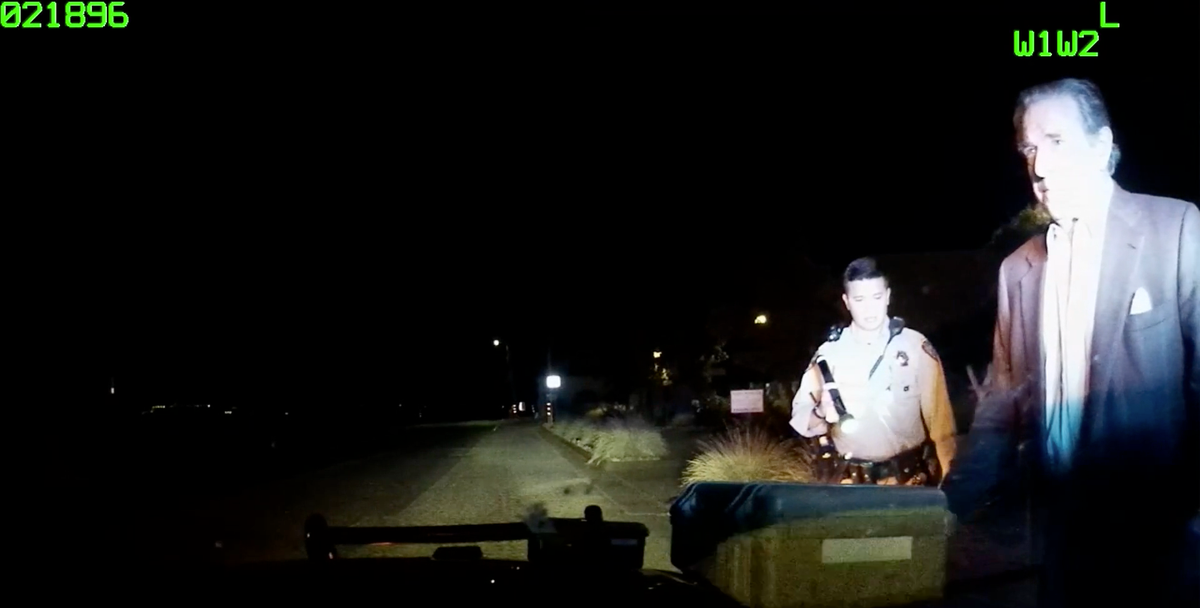 Police dashcam video released in Paul Pelosi&rsquo;s DUI arrest in California