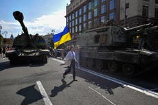Ukraine war - live: Kyiv braced for Russian attacks as country marks Independence Day 
