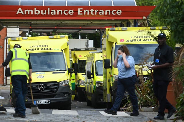 <p>Data revealed last week that 152,000 ambulance hours had been lost due to crews waiting to hand off patients</p>