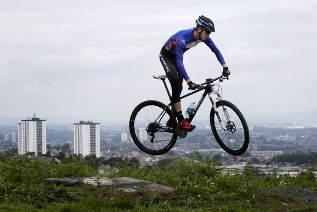 Mountain biker Rab Wardell suffered a cardiac arrest while at home with his partner Katie Archibald (Danny Lawson/PA)