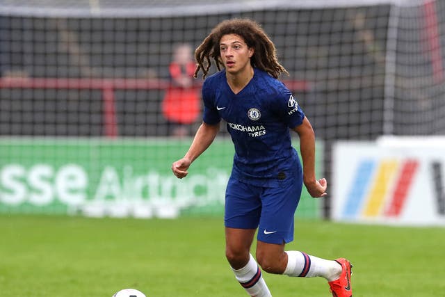 <p>Ethan Ampadu has been a fringe figure at Chelsea since joining them in 2017 and has had three loan spells away from the club (Brian Lawless/PA)</p>