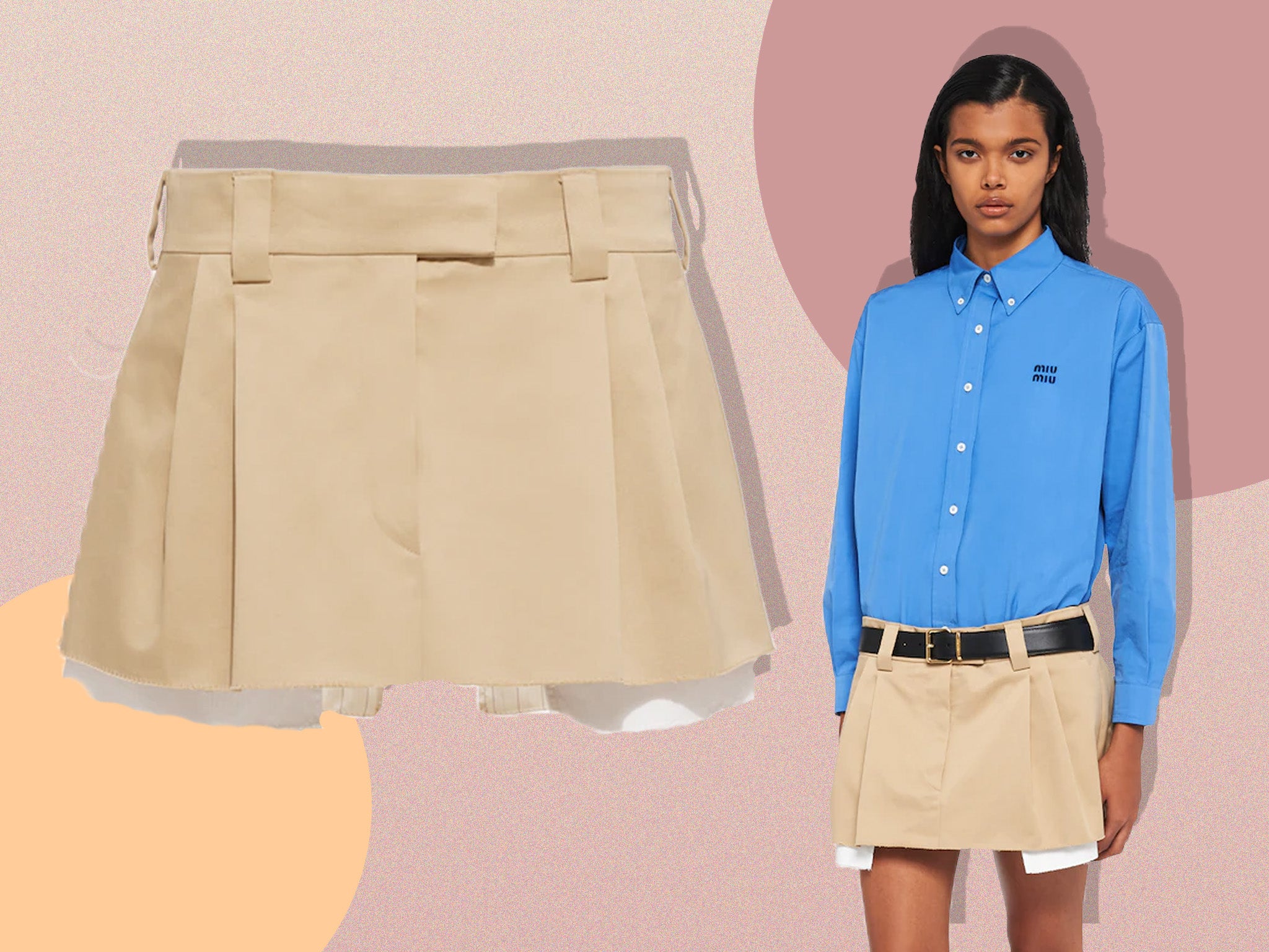 Miu Miu's viral mini skirt is everywhere right now – shop this £34.99 dupe