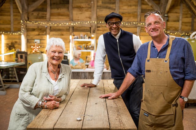 Dame Judi Dench said having her late husband’s pocketwatch repaired and engraved with his initials by The Repair Shop team was ‘more than she could possibly hope for’ (Guy Levy/BBC/PA)