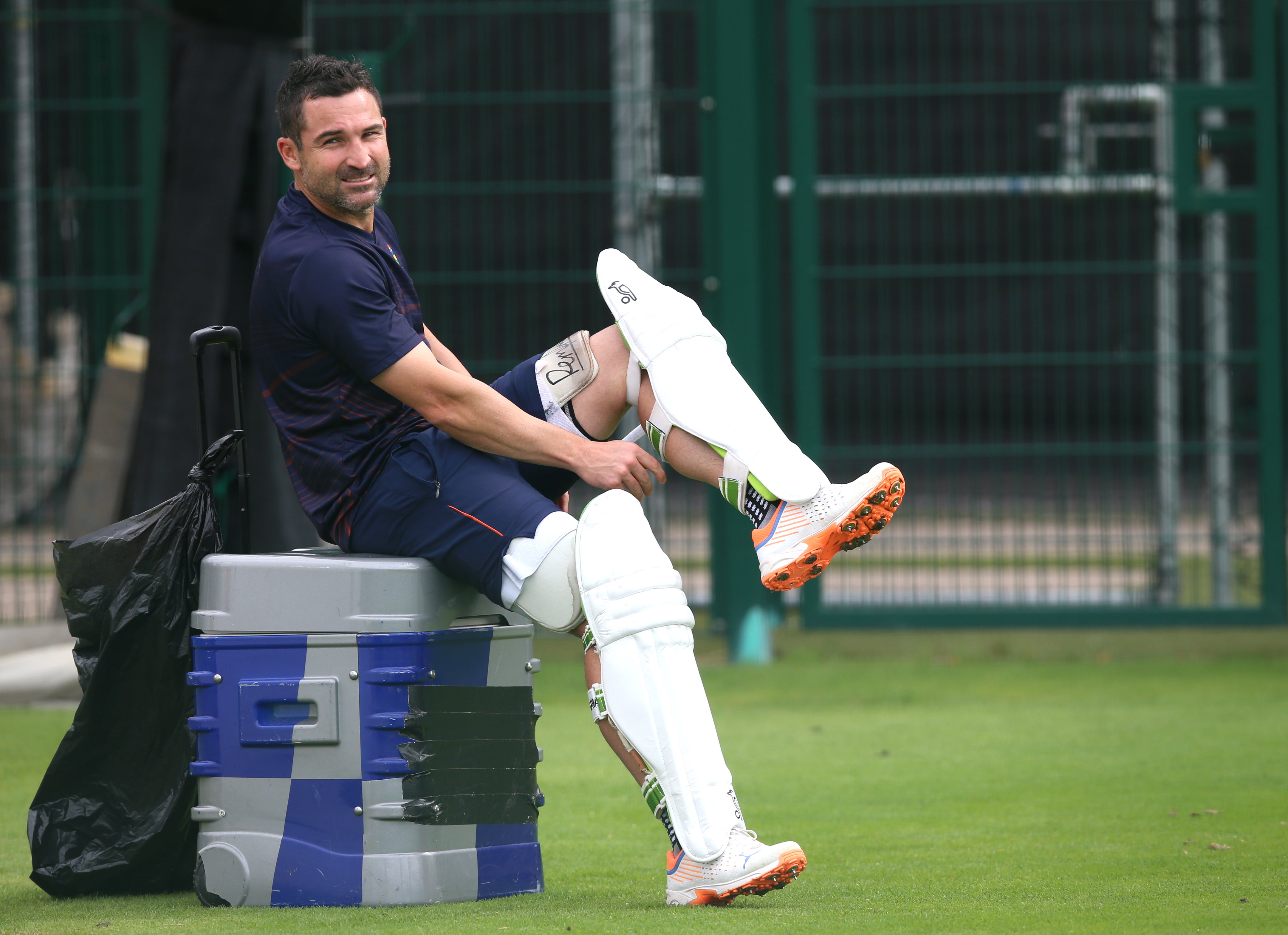 Dean Elgar is expecting a response from England (Nigel French/PA)