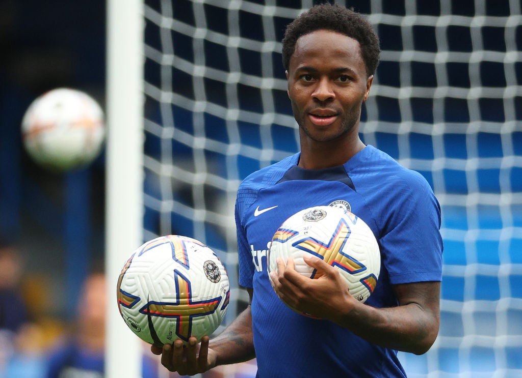 Raheem Sterling could face Manchester City for the first time since joining Chelsea