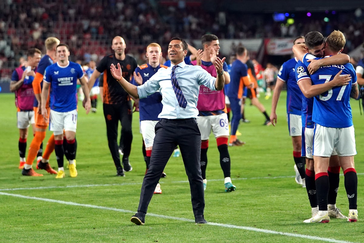 How Rangers' dream return to Champions League turned into nightmare for  Giovanni van Bronckhorst