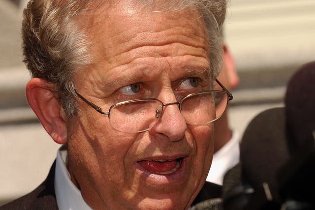 <p>File photo: Laurence Tribe, a Harvard Law School professor, answers questions outside the 9th US Circuit Court of Appeals building on 22 September 2003 in San Francisco, California</p>