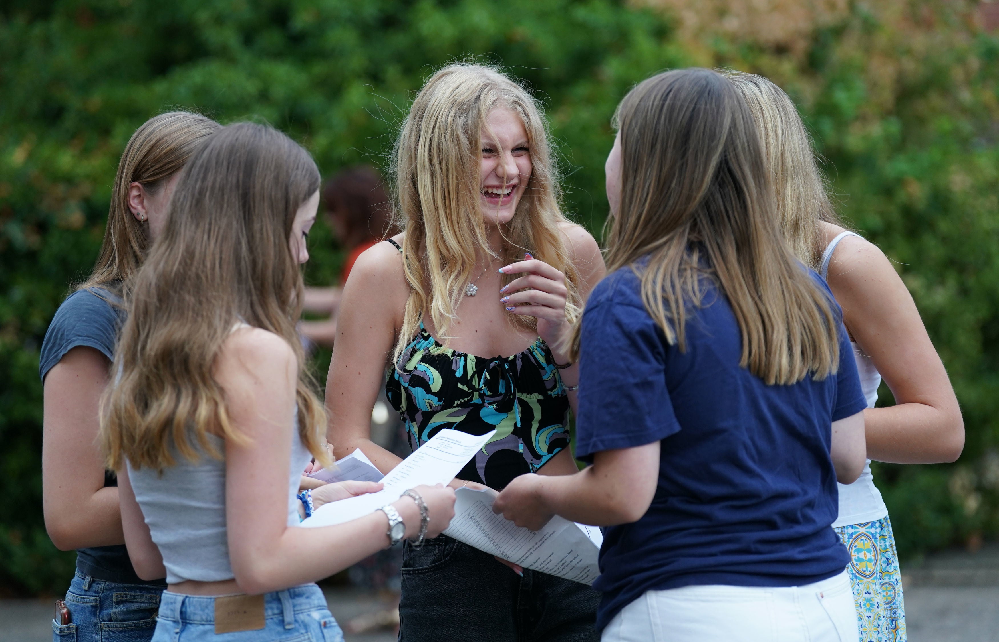 Hundreds of thousands of students opened GCSE results this morning