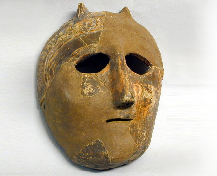 A Brigantes theatre mask found near Catterick, North Yorkshire