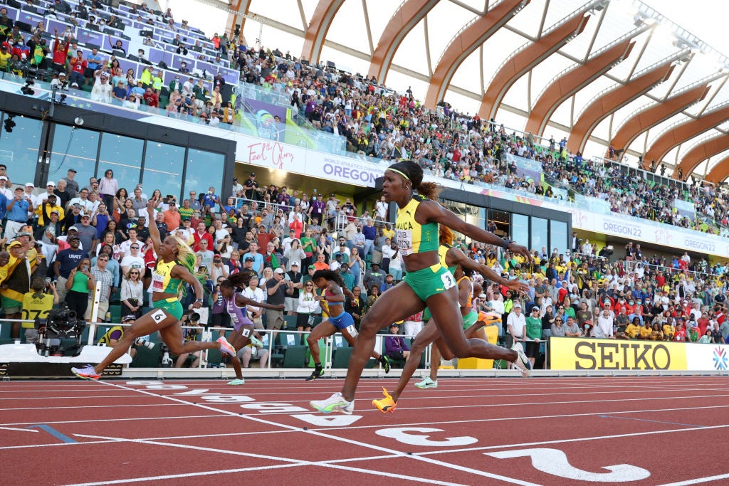 Shelly-Ann Fraser-Pryce and Elaine Thompson-Herah meet again after their World Championships clash