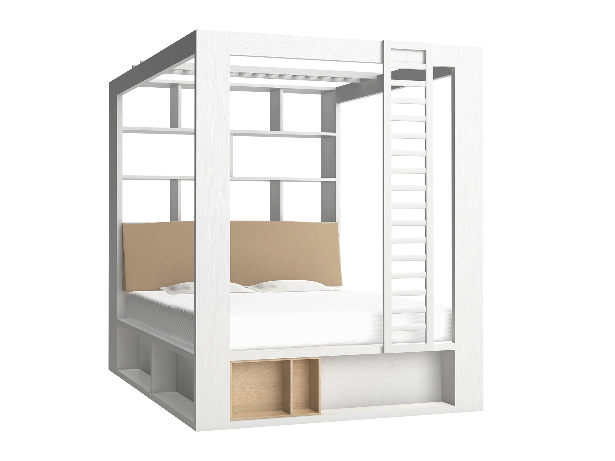 Vox 4 You four-poster bed with storage